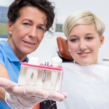 Dental implant consultation in Billerica