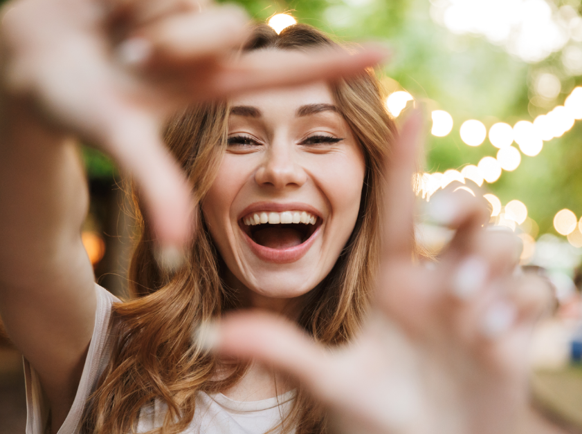Smiling woman